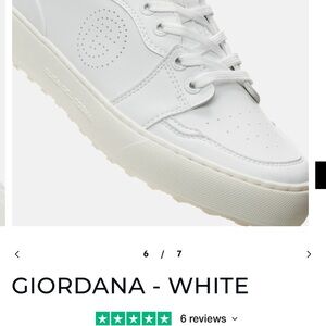 Giordana Women's White Athletic Golf Shoes